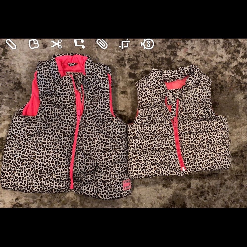 Gap sister set vests 2t and 0-6 months gap